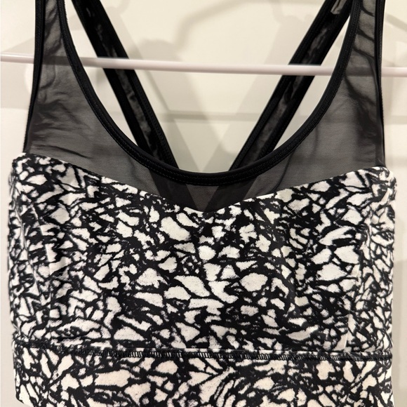 lululemon athletica Other - Lululemon sports bra 'Ice Breaker White Black' Size S